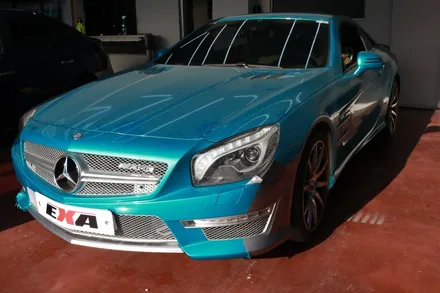 벤츠 SL63AMG 랩핑 시공 후기 대구랩핑 / 대구 달성군 화원읍