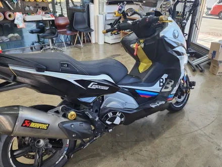 대구 BMW 오토바이 C650 스포츠 카본 필름 랩핑 / 대구 달성군 화원읍