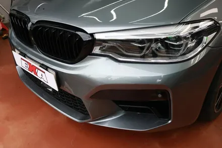 BMW 530i 랩핑 사고처리 에이버리슈프림 유광 락그레이 / 대구 달성군 화원읍