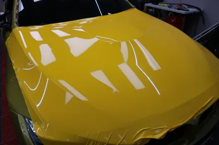 차량 랩핑 비용? BMW M4 에이버리 슈프림 유광 옐로우 / 대구 달성군 화원읍