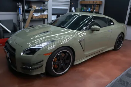 타이니봇 글로스 카키 그린 전체랩핑 / 닛산 / GT-R / 대구 달성군
