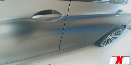 [EXA][대구랩핑전문] BMW 528i 전체랩핑 + 루프스킨 + M5개조 시공  ( 에이버리슈프림 세틴 다크바솔트 ) / 대구 달성군 화원읍