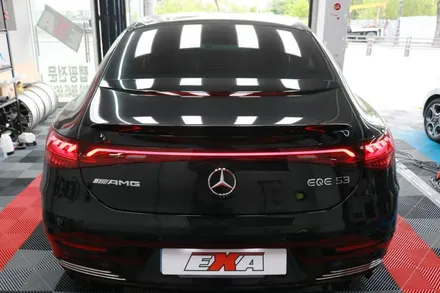 벤츠 EQE53 AMG 차량 전체 랩핑 및 크롬 딜리트 시공기 / 대구 달성군 화원읍