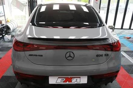 벤츠 EQE53 AMG 차량 전체 랩핑 및 크롬 딜리트 시공기 / 대구 달성군 화원읍