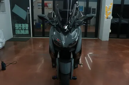 대구랩핑 혼다 XMAX 300 바이크 나르도그레이 전체랩핑 시공 후기 / 대구 달성군 화원읍