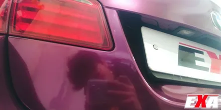 [EXA][대구랩핑전문] BMW 520d 전체랩핑 + f10 전체랩핑 시공 (에이버리슈프림 유광 펀퍼플) / 대구 달성군 화원읍
