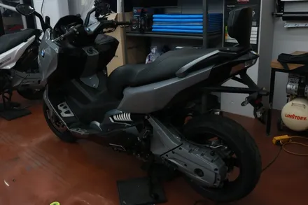 대구 랩핑 BMW C600 Sport 나르도그레이 전체랩핑 시공 후기 / 대구 달성군 화원읍
