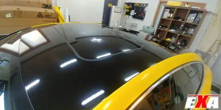 [EXA][대구랩핑전문] 아우디 A7 전체랩핑 + 루프스킨 시공 (에이버리슈프림 사틴옐로우 + 3M2080유광블랙) / 대구 달성군 화원읍