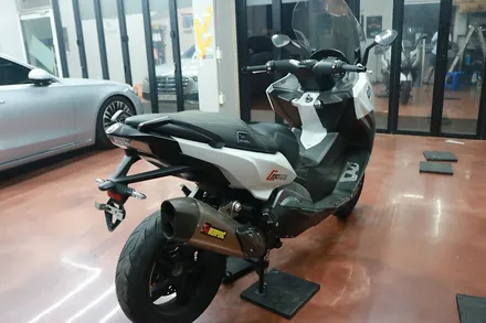 BMW C650 Sport 나르도그레이 의 느낌 락그레이 전체랩핑 시공 후기 / 대구 달성군 화원읍