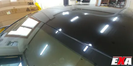 [EXA][대구랩핑전문] 아우디 A7 전체랩핑 + 루프스킨 시공 (에이버리슈프림 사틴옐로우 + 3M2080유광블랙) / 대구 달성군 화원읍
