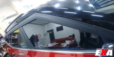 [EXA][대구랩핑전문] 기아 셀토스 루프스킨+도어캐치+미러커버 부분랩핑 시공 (3M2080유광블랙) / 대구 달성군 화원읍
