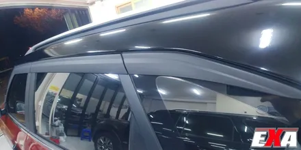 [EXA][대구랩핑전문] 기아 셀토스 루프스킨+도어캐치+미러커버 부분랩핑 시공 (3M2080유광블랙) / 대구 달성군 화원읍