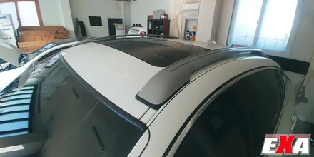 [EXA][대구랩핑전문] BMW X6 부분랩핑 + 루프스킨 시공 (3M2080 유광블랙) / 대구 달성군 화원읍