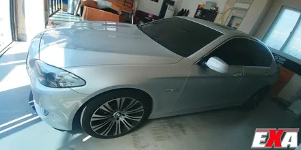 [EXA][대구랩핑전문] BMW 528i 전체랩핑 + 루프스킨 + M5개조 시공  ( 에이버리슈프림 세틴 다크바솔트 ) / 대구 달성군 화원읍