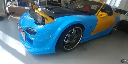 [EXA][대구랩핑전문] 마쯔다 RX7 바디킷랩핑 + 부분랩핑 + 전체랩핑 시공 / 대구 달성군 화원읍