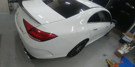 [EXA][대구랩핑전문] 벤츠 CLS 400d 전체랩핑 시공 대구 랩핑 EXA / 대구 달성군 화원읍