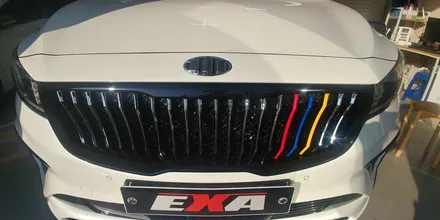 [EXA][대구랩핑전문] 기아 올뉴카니발 하이리무진 부분랩핑 + 크롬죽이기 시공 대구 랩핑 EXA / 대구 달성군 화원읍