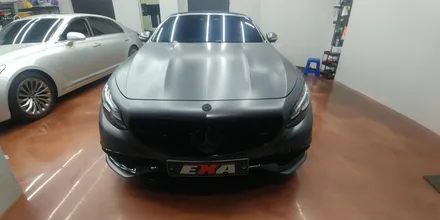[EXA][대구랩핑전문] 벤츠 S63AMG 카브리올레 전체랩핑 + 크롬딜리트 + 크롬죽이기 + 부분랩핑 시공 대구랩핑 EXA / 대구 달성군 화원읍