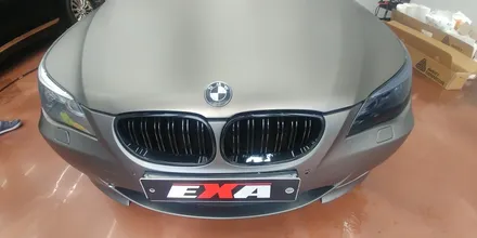 [EXA][대구랩핑전문] BMW E60 5시리즈 생활보호PPF + 라이트PPF + 라이트필름 시공 대구랩핑 EXA / 대구 달성군 화원읍