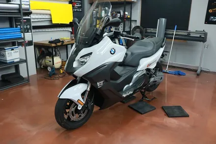 BMW C650 Sport 나르도그레이 의 느낌 락그레이 전체랩핑 시공 후기 / 대구 달성군 화원읍