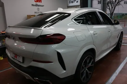 BMW X6 비닐프로그 메탈릭펄블랙사틴 시공 / 대구 달성군 화원읍