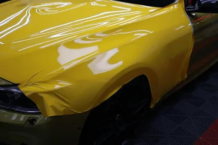 차량 랩핑 비용? BMW M4 에이버리 슈프림 유광 옐로우 / 대구 달성군 화원읍