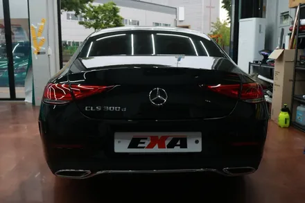 대구 벤츠 CLS 300d 유광 화이트 전체랩핑 시공 후기 / 대구 달성군 화원읍