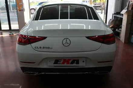 대구 벤츠 CLS 300d 유광 화이트 전체랩핑 시공 후기 / 대구 달성군 화원읍