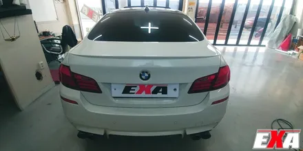 [EXA][대구랩핑전문] BMW 520d 전체랩핑 + f10 전체랩핑 시공 (에이버리슈프림 유광 펀퍼플) / 대구 달성군 화원읍