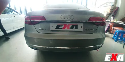 [EXA][대구랩핑전문] 아우디 A8L 전체랩핑 시공 ( 에이버리슈프림 유광 화이트 ) / 대구 달성군 화원읍