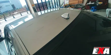 [EXA][대구랩핑전문] 현대 그랜저TG 루프스킨 + 부분랩핑 시공 ( 3M 2080 유광블랙) / 대구 달성군 화원읍