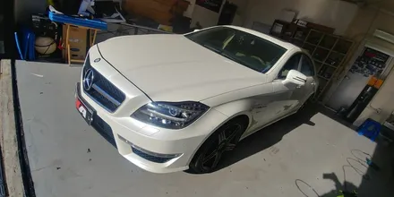 [EXA][대구랩핑전문] 벤츠 CLS63AMG 전체랩핑 + 크롬죽이기 + 라이트필름 시공 대구랩핑 EXA / 대구 달성군 화원읍