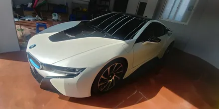 [EXA][대구랩핑전문] BMW I8 전체랩핑 + 생활보호PPF + 크롬딜리트 시공 대구랩핑 EXA / 대구 달성군 화원읍