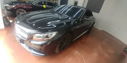 [EXA][대구랩핑전문] 벤츠 S63AMG 카브리올레 전체랩핑 + 크롬딜리트 + 크롬죽이기 + 부분랩핑 시공 대구랩핑 EXA / 대구 달성군 화원읍