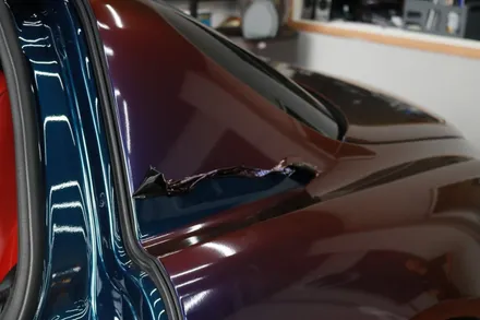 대구 수입차 랩핑 전문 벤츠 SLS 63AMG 전체랩핑 제거 / 대구 달성군 화원읍