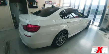 [EXA][대구랩핑전문] BMW 520d 전체랩핑 + f10 전체랩핑 시공 (에이버리슈프림 유광 펀퍼플) / 대구 달성군 화원읍