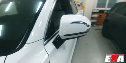 [EXA][대구랩핑전문] 현대 팰리세이드 부분랩핑 + 루프스킨 + 그릴교환 시공 작업 ( 3M 2080 유광블랙 ) / 대구 달성군 화원읍