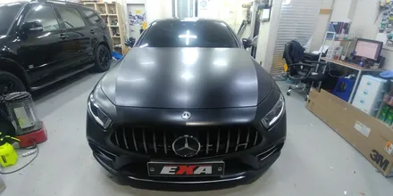 [EXA][대구랩핑전문] 벤츠 CLS 400d 전체랩핑 시공 대구 랩핑 EXA / 대구 달성군 화원읍