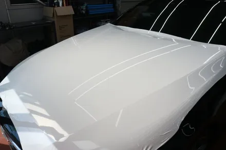 대구 벤츠 CLS 300d 유광 화이트 전체랩핑 시공 후기 / 대구 달성군 화원읍