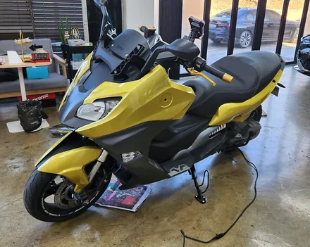 대구 BMW 오토바이 C650 스포츠 카본 필름 랩핑 / 대구 달성군 화원읍