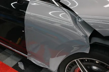 벤츠 EQE53 AMG 차량 전체 랩핑 및 크롬 딜리트 시공기 / 대구 달성군 화원읍
