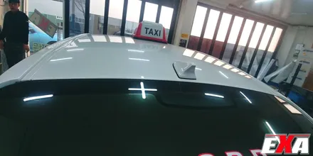 [EXA][대구랩핑전문] 기아 K7 부분랩핑 + 루프스킨 시공 (3M 2080 유광블랙) / 대구 달성군 화원읍