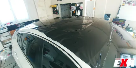 [EXA][대구랩핑전문] BMW X6 부분랩핑 + 루프스킨 시공 (3M2080 유광블랙) / 대구 달성군 화원읍