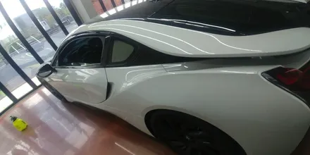[EXA][대구랩핑전문] BMW I8 전체랩핑 + 랩핑제거 + 부분랩핑 시공 대구랩핑 EXA / 대구 달성군 화원읍