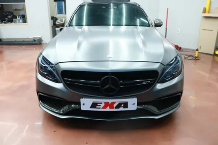대구 생활보호PPF 벤츠 C63AMG 클리프디자인 그레이 라이트보호PPF / 대구 달성군 화원읍