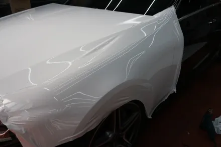 대구 벤츠 CLS 300d 유광 화이트 전체랩핑 시공 후기 / 대구 달성군 화원읍