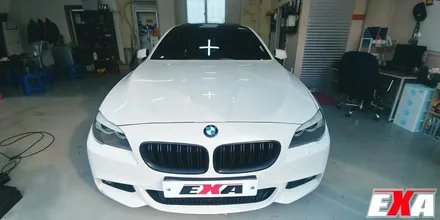 [EXA][대구랩핑전문] BMW 520d 전체랩핑 + f10 전체랩핑 시공 (에이버리슈프림 유광 펀퍼플) / 대구 달성군 화원읍