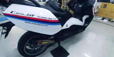 [EXA][대구랩핑전문] BMW C650GT 데칼랩핑 + 바이크랩핑 + 바이크데칼 시공 / 대구 달성군 화원읍