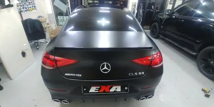 [EXA][대구랩핑전문] 벤츠 CLS 400d 전체랩핑 시공 대구 랩핑 EXA / 대구 달성군 화원읍