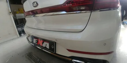 [EXA][대구랩핑전문] 기아 K7 프리미어 부분랩핑 + 크롬죽이기 + 라이트필름 시공 대구랩핑 EXA / 대구 달성군 화원읍